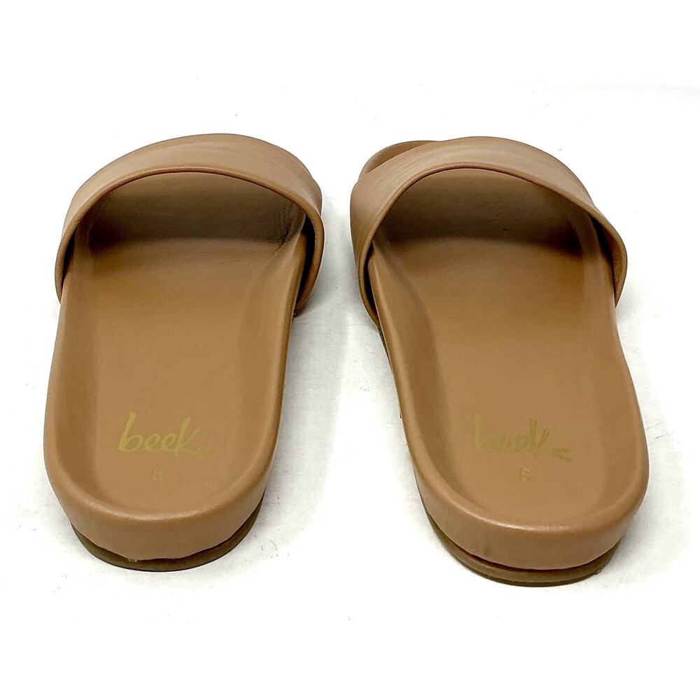 Beek Gallito Leather Sandals Honey Brown Women Comfort Sandals NIB - Picture 10 of 13